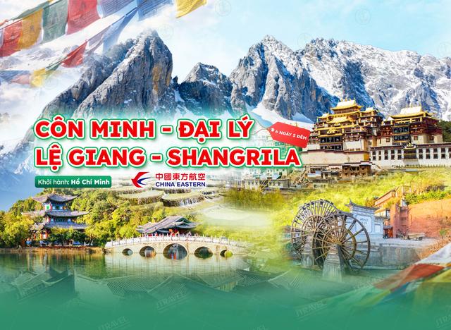 Tour Côn Minh – Đại Lý – Shangrila – Lệ Giang 6N5Đ No Shopping từ TP.HCM